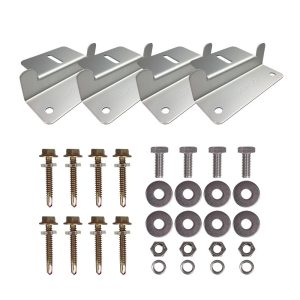 Renogy Solar Panel Mounting Z Bracket Mount for RV/Roof/Boat - Set of 4