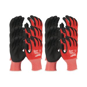 12 Pack Cut Level 1 Dipped Gloves - 12pc