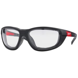 High Performance Clear Safety Glasses w/ Gasket