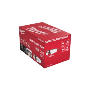 144pcs - Bulk Enhanced Safety Glasses Clear