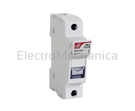 1P 32A 10x38 FUSE HOLDER NEON IND
