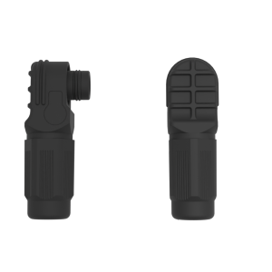 70mm HV plug_blk 1 Black - connector for BMU - spare part