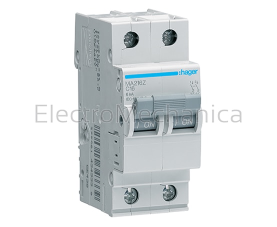 6A 2P 6kA C-CURVE MCB