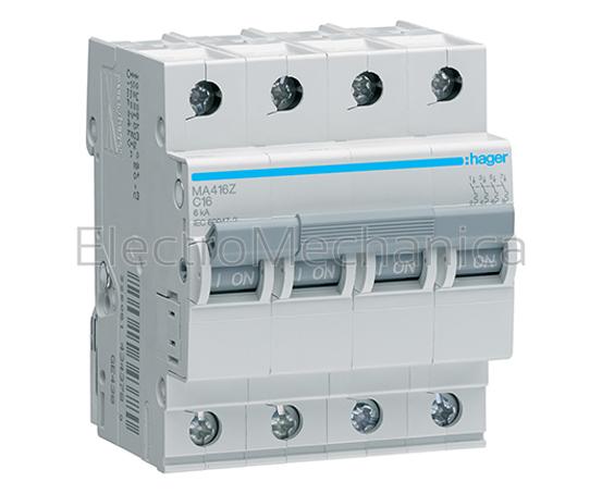 63A 4P 6kA C-CURVE MCB