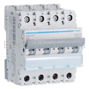 50A 4P 10KA D-CURVE MCB
