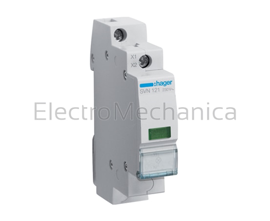 GREEN LED INDICATING LIGHT 230V