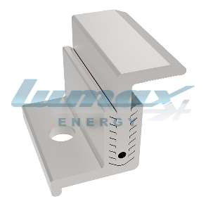 ADJUSTABLE END CLAMP FOR 30-45MM FRAMED PANELS