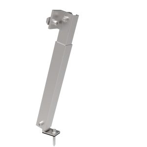 ADJUSTABLE ANGLED FOOTPIECE REAR - TILTED SYSTEM INCL FASTENERS