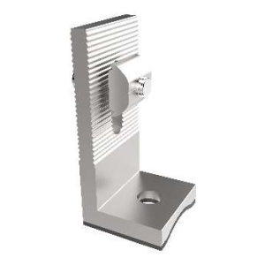 L-BRACKET FOR CORRUGATED ROOF WITH EPDM AND RAIL FASTENERS-PORTRAIT