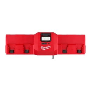M12-18 GBC4 - M12-18 Gangbox Charger with 4 x M18 slots + 2x M12 slots