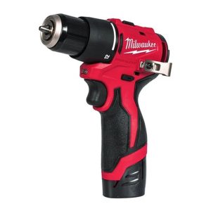 M12 BLPDRC-202C - M12 Brushless Sub Compact Percussion Drill Driver with 2x 2Ah batteries and M12 charger